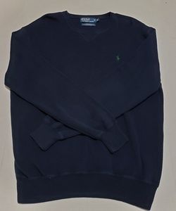 Polo by Ralph Lauren Men's Blue Crew Neck Sweater